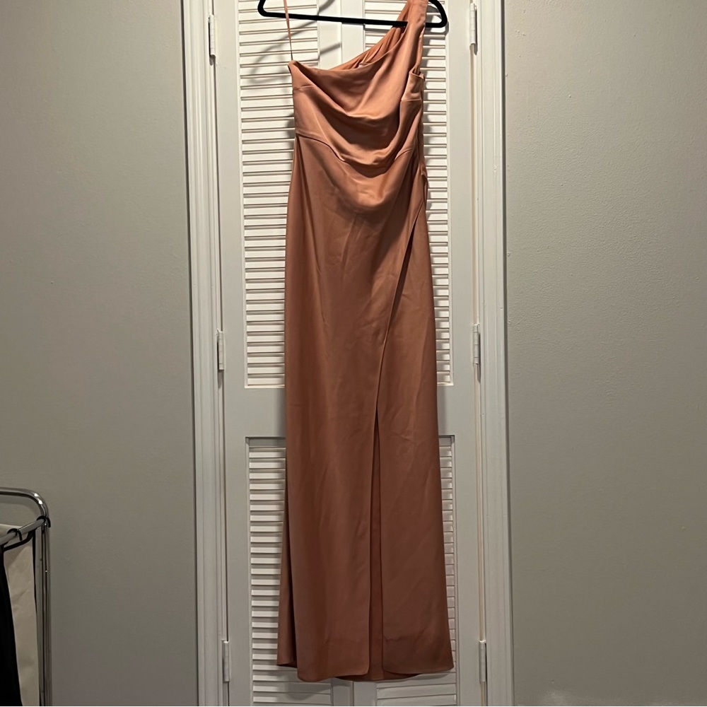 BHLDN Dylan Satin Charmeuse Maxi Dress
